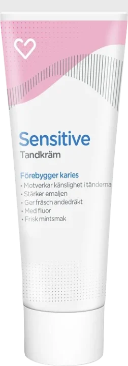 Hjärtats Tandkräm Sensitive 75ml Hjärtats