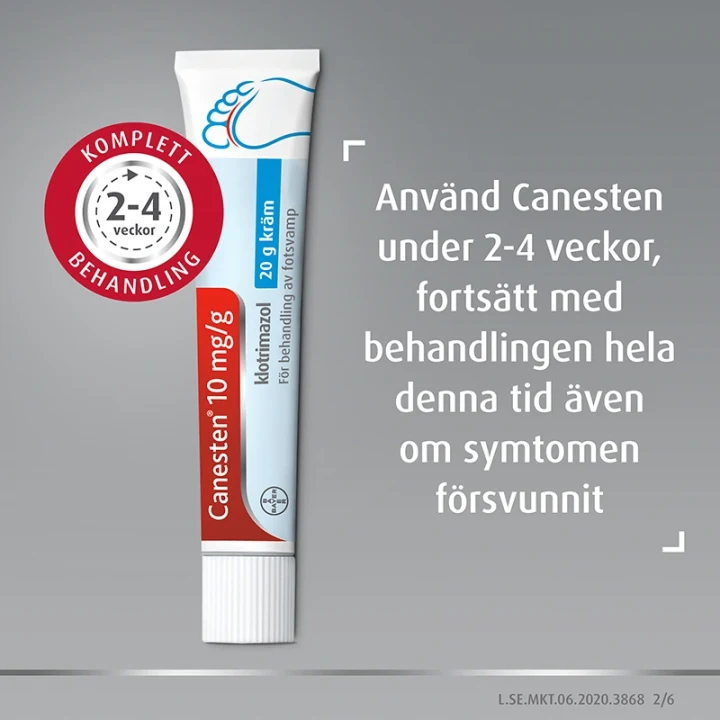 Canesten kräm 1% 20 g Canesten