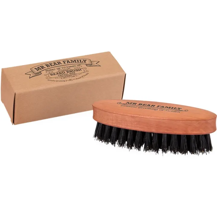 Mr Bear Family Beard Brush Travel Size Mr Bear Family
