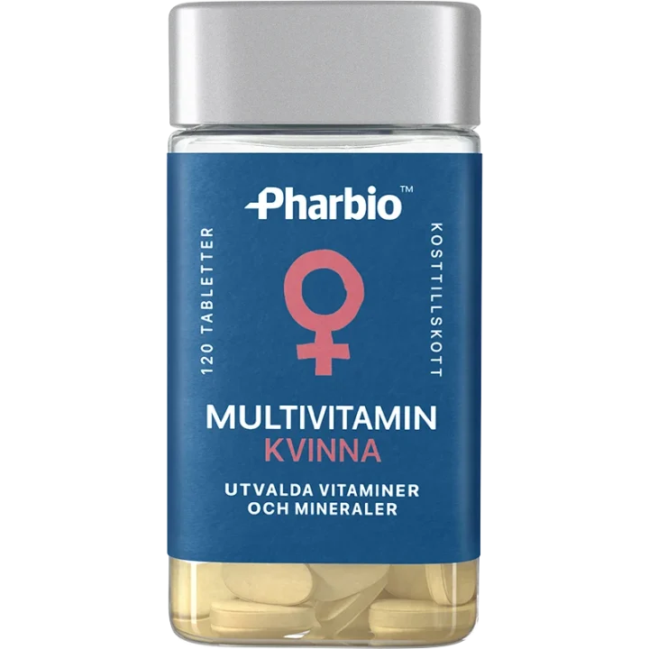 Pharbio Multivitamin Kvinna 120 st Pharbio