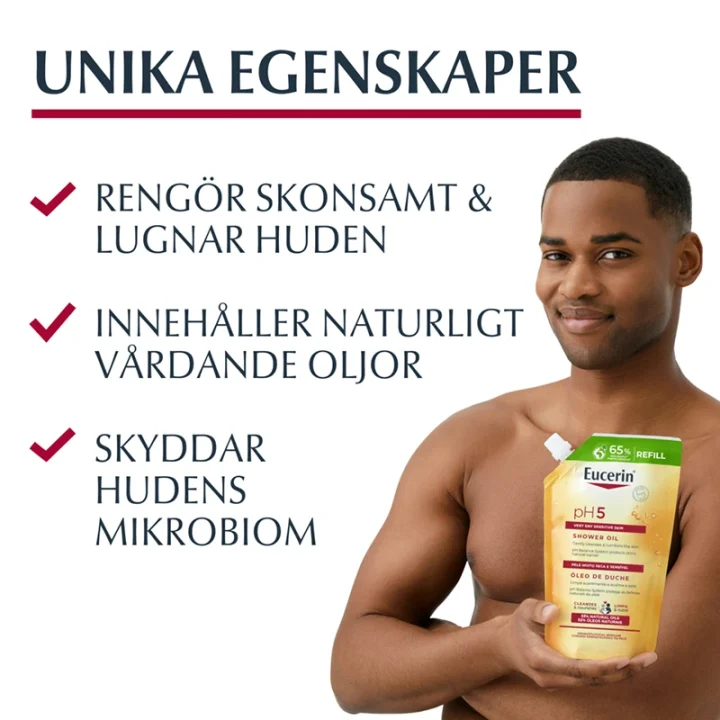 Eucerin pH5 Shower Oil parfymerad refill 400 ml Eucerin