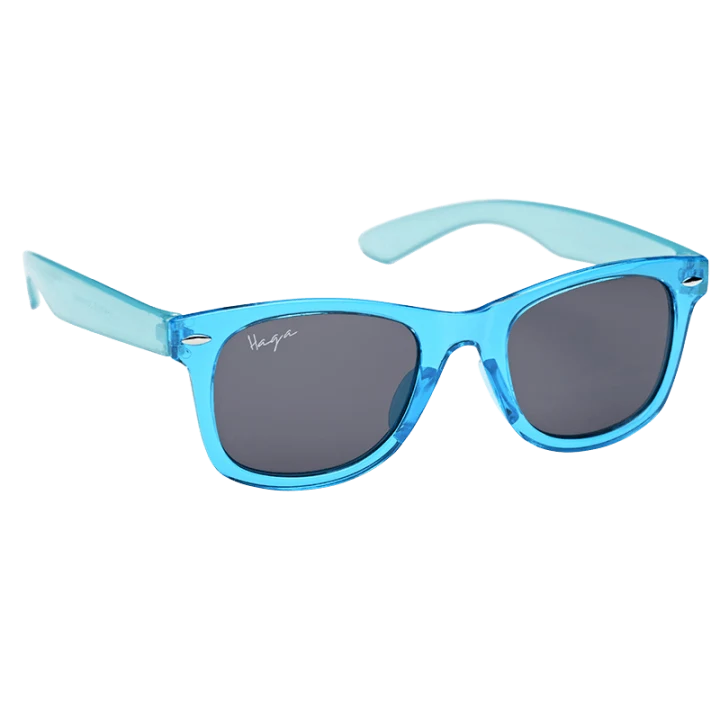 Haga Eyewear Solglasögon Sparkle Frosty Blue Grey lens Haga Optik