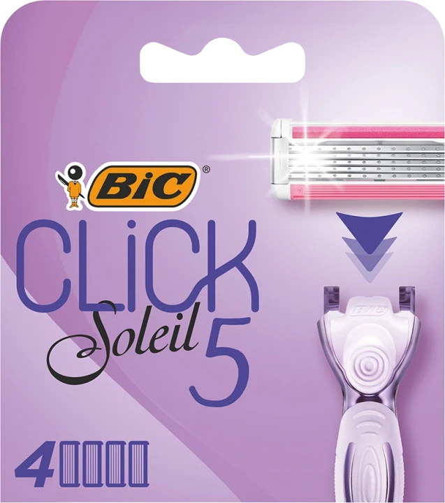 BIC Soleil Click 5 rakbladsrefill 4 st BIC