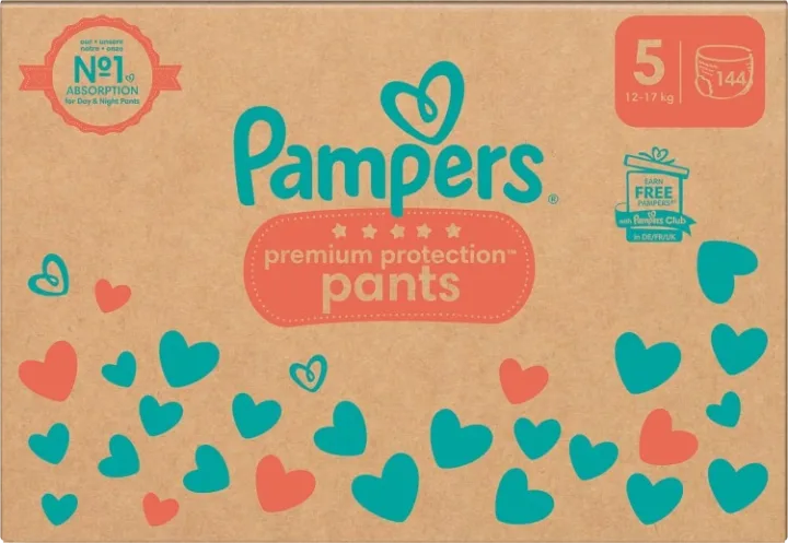 Pampers Premium Protection Stl5 12-17kg 144st Pampers