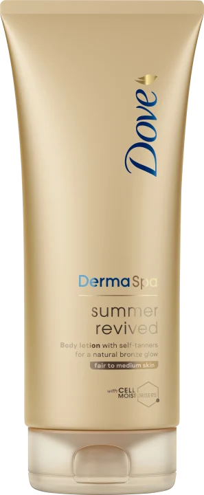 Dove Hudkräm Summer Revive Ljus 200 ml Dove