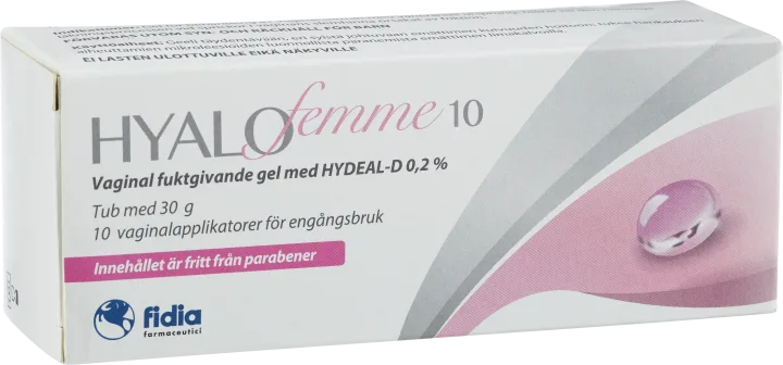 Hyalofemme Vaginalgel med Hydeal-D 0,2% 30 g Hyalofemme