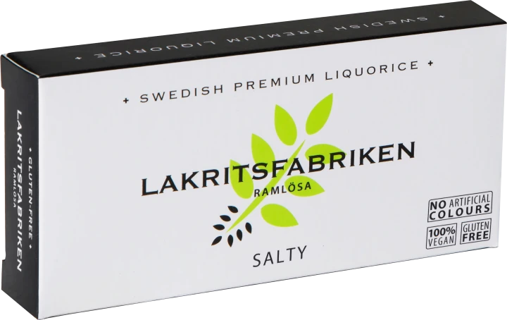 Lakritsfabriken Premium Salty Liquorice 40 g Lakritsfabriken
