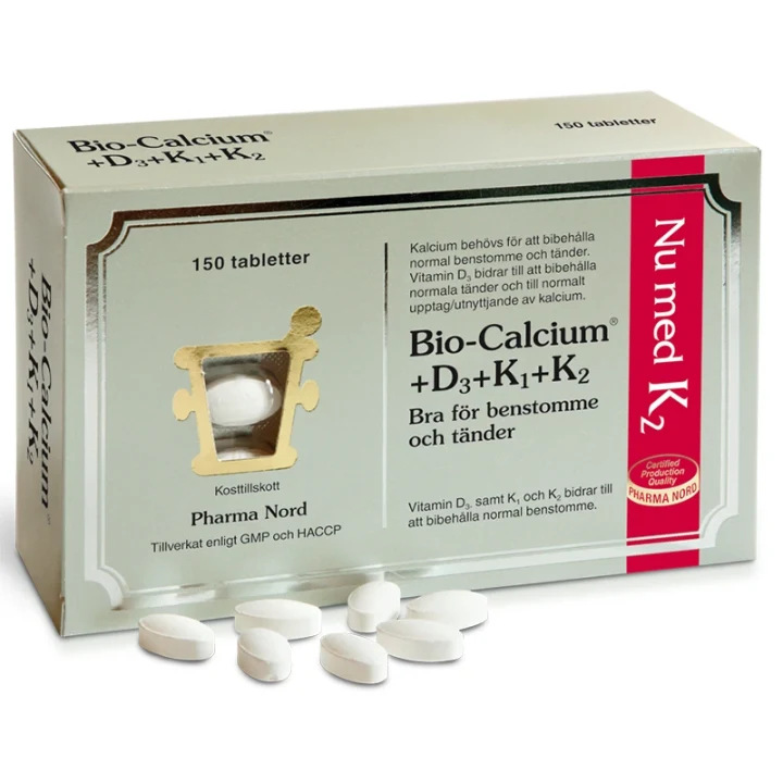 Pharma Nord Bio-Calcium + D3 + K1 + K2 150 st Pharma Nord