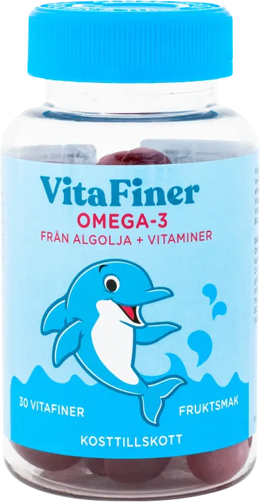 VitaFiner Omega 3 från Alg 30 tuggisar Vitabeaner