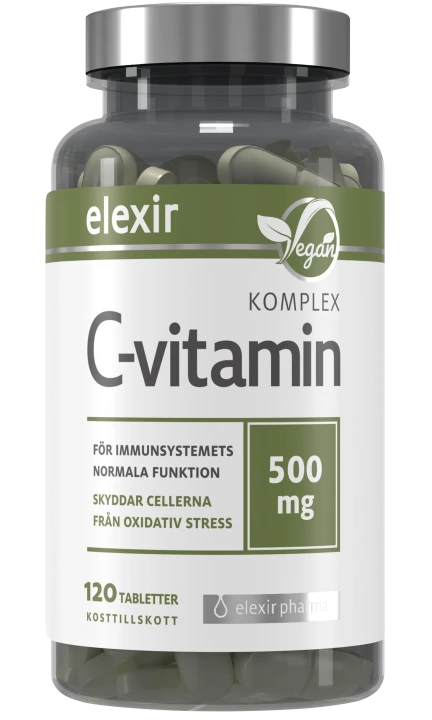 Elexir Pharma C-vitamin Komplex 120 tabletter Elexir Pharma