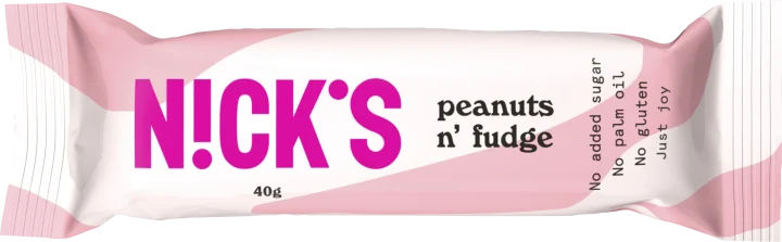 NICK'S Peanuts n' Fudge Chocolatebar 40 g Nicks