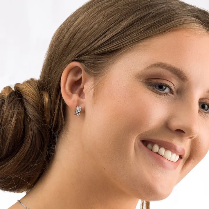 Blomdahl Örhängen Pendant Grand Brilliance Curved Crystal Blomdahl