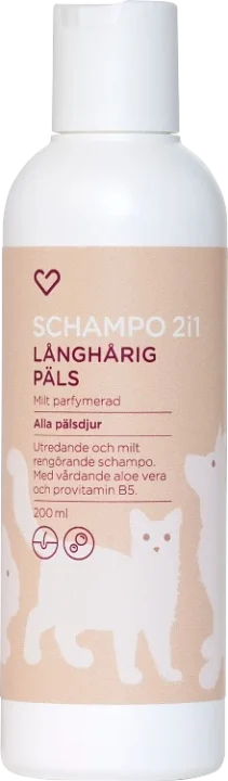 Hjärtats Schampo 2i1 långhårig päls Hjärtats
