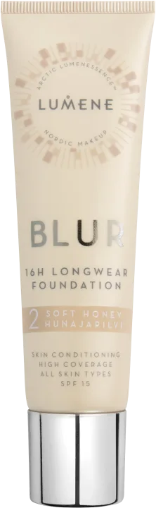 Lumene Blur 16h Longwear Foundation SPF 15, 30 ml Soft Honey Lumene