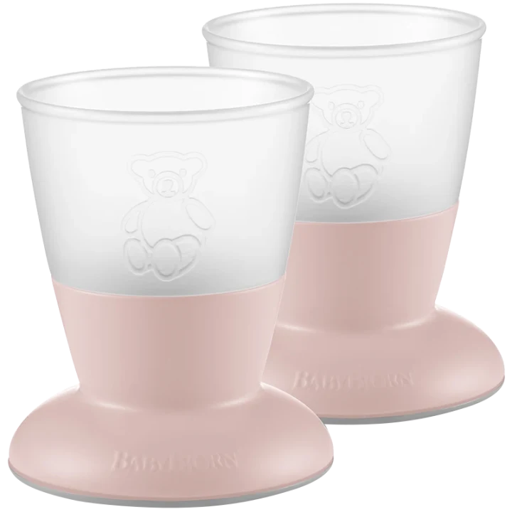 BabyBjörn Barnglas Blekrosa 2-pack BabyBjörn