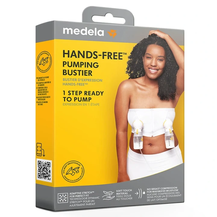 Medela Hands-Free Pumpbustier Svart XL Medela