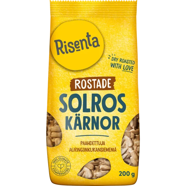 Risenta Solroskärnor Rostade 200 g Risenta
