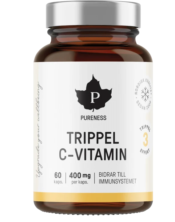 Pureness Trippel C-vitamin 60 kapslar Pureness