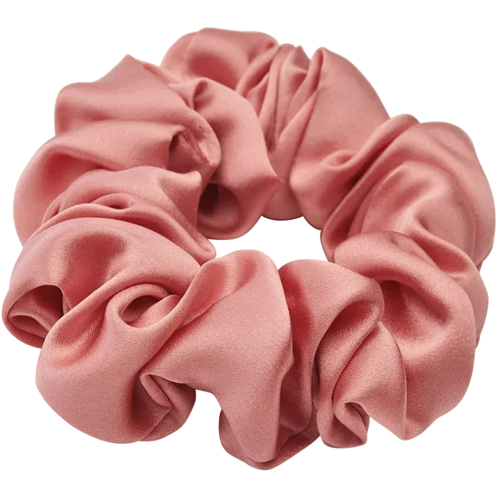 Lenoites Mulberry Silk Scrunchie Pearl Pink Lenoites
