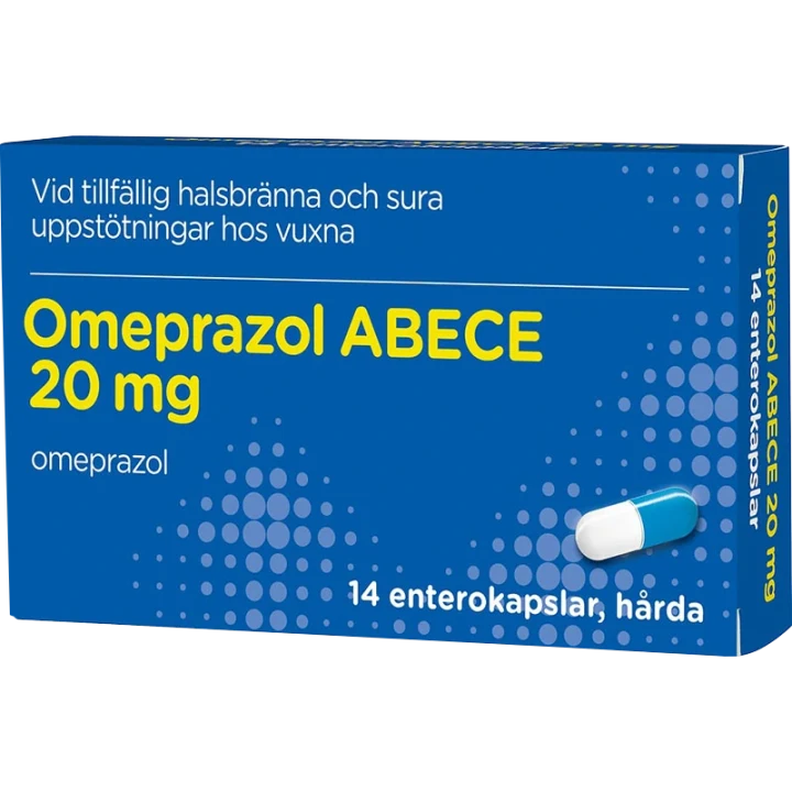 ABECE Omeprazol 20 mg 14 kapslar ABECE