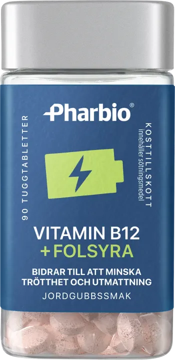 Pharbio B12 + Folsyra 90 st Pharbio