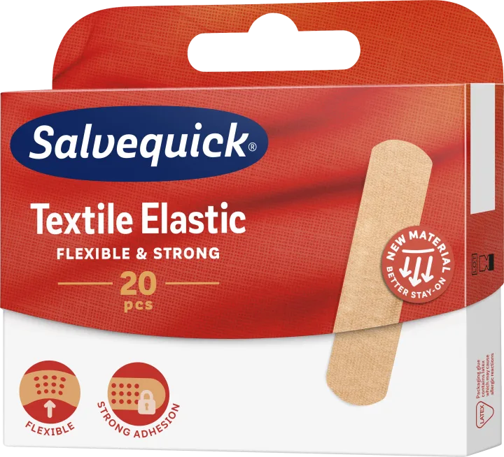 Salvequick Textile Elastic 20 st Salvequick