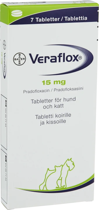 Veraflox Tablett 15mg Blister, 7tabletter 