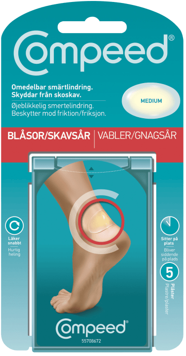 Compeed Skavsårsplåster Medium 5 st Compeed