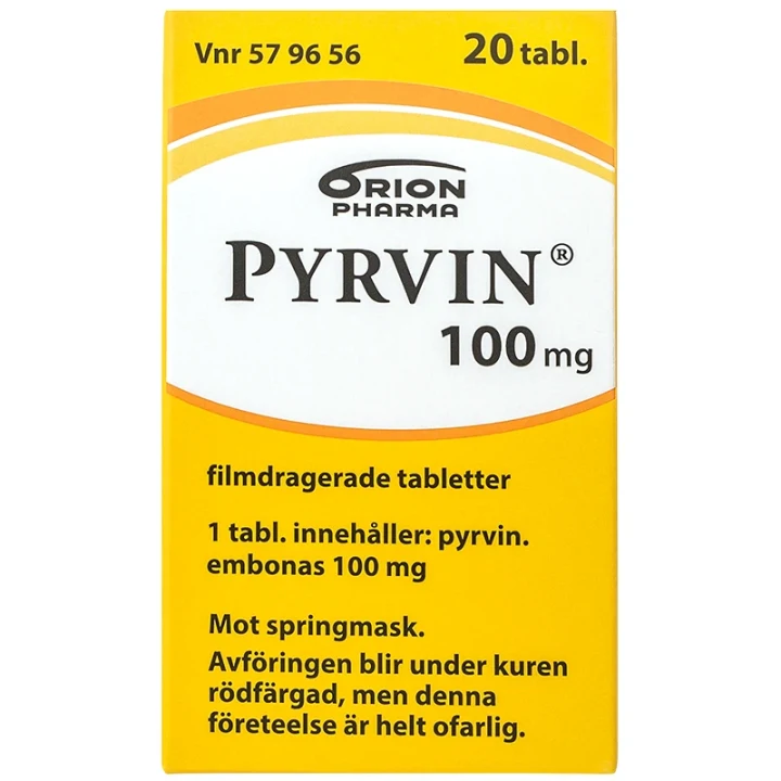 Pyrvin 100 mg, 20 tabletter Pyrvin
