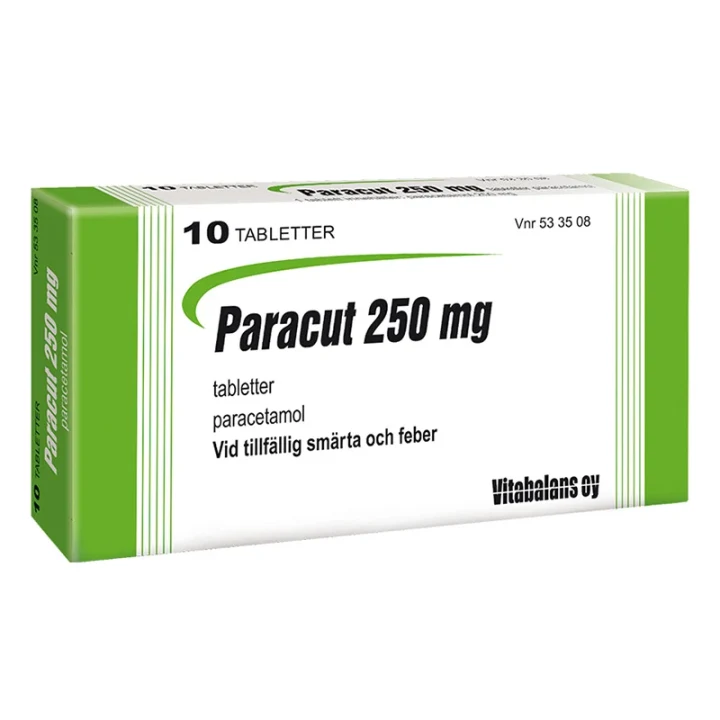 Paracut Tablett 250mg Blister 10tabletter Paracut