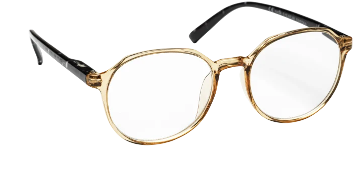 Haga Nora Transp/Havana Läsglasögon 1par +1.0 Haga Optik