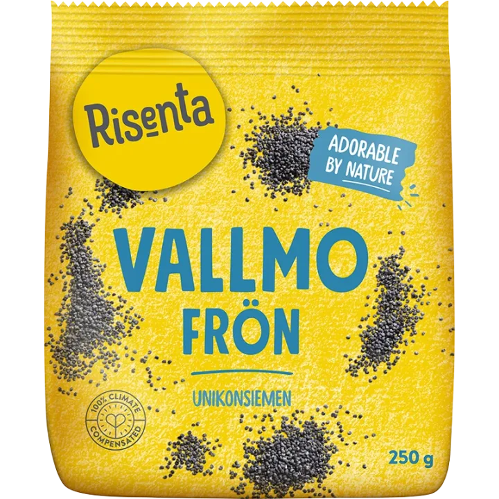 Risenta Vallmofrön 250 g Risenta