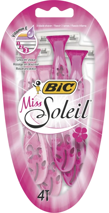 BIC Miss Soleil Rakhyvlar för Kvinnor 4-pack BIC
