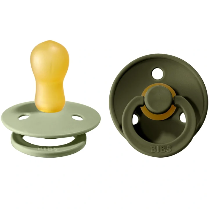 BIBS Napp Sage / Hunter Green +18 månader 2-pack Bibs