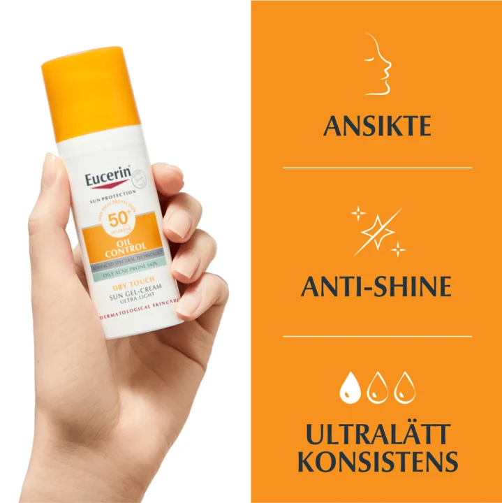 Eucerin Oil Control Sun Gel-Cream SPF50+ 50 ml Eucerin