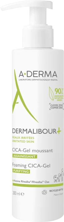 A-Derma Dermalibour+ Cica Foaming Gel 200 ml A-Derma