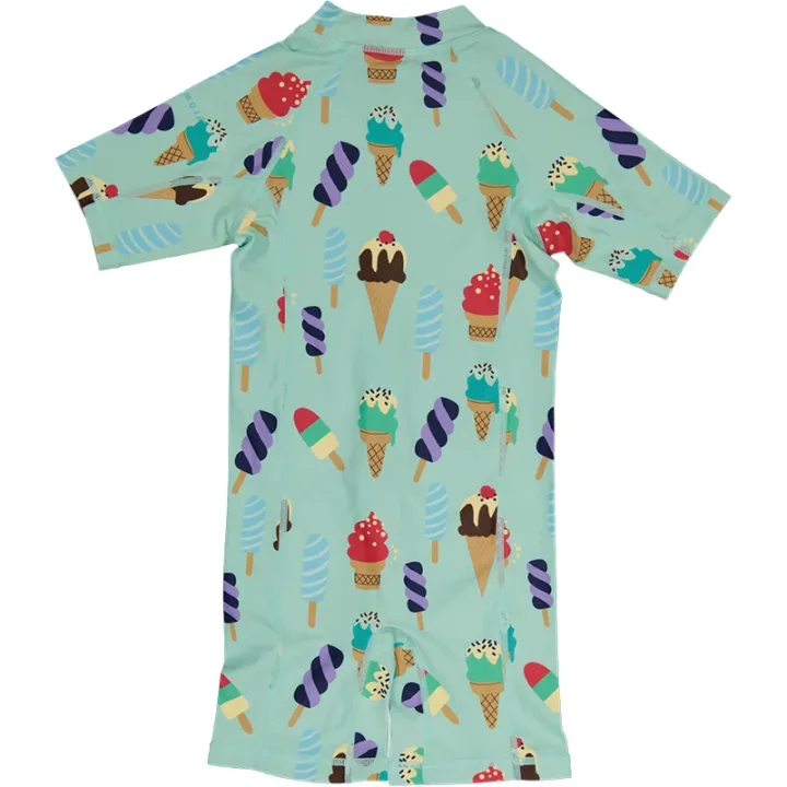 Geggamoja UV-Suit Mint Ice Cream  122/128 Geggamoja