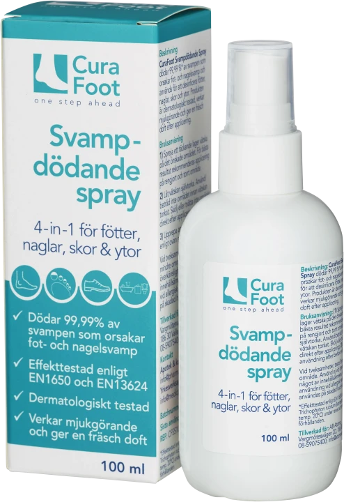 CuraFoot Svampdödande Spray 100 ml Curafoot
