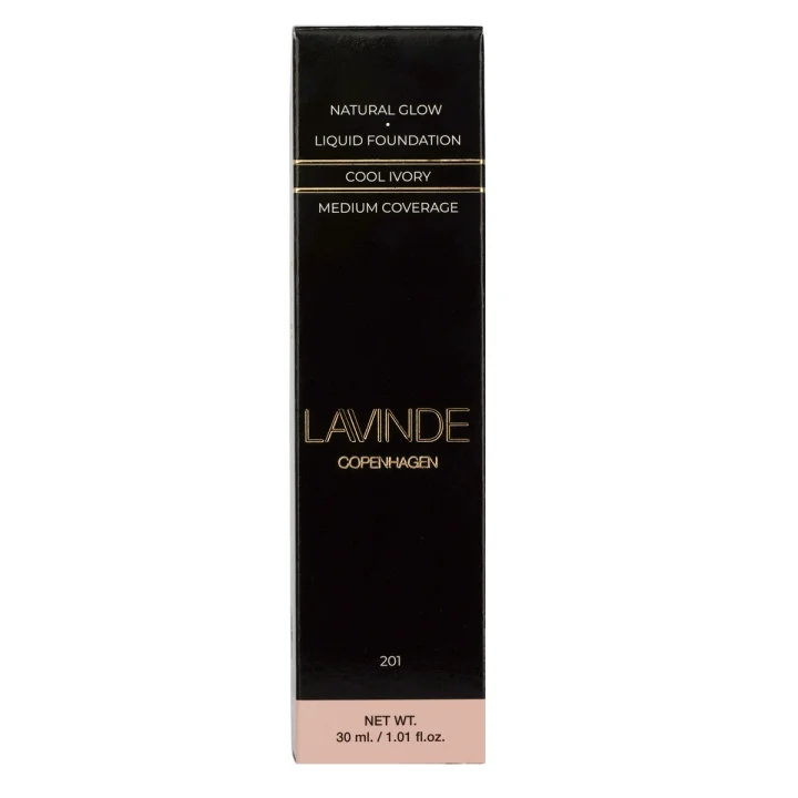 Lavinde Copenhagen Natural Glow Liquid Foundation 201 Cool Ivory Lavinde Copenhagen