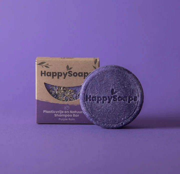 HappySoaps Shampoo Bar Purple Rain 70 g HappySoaps