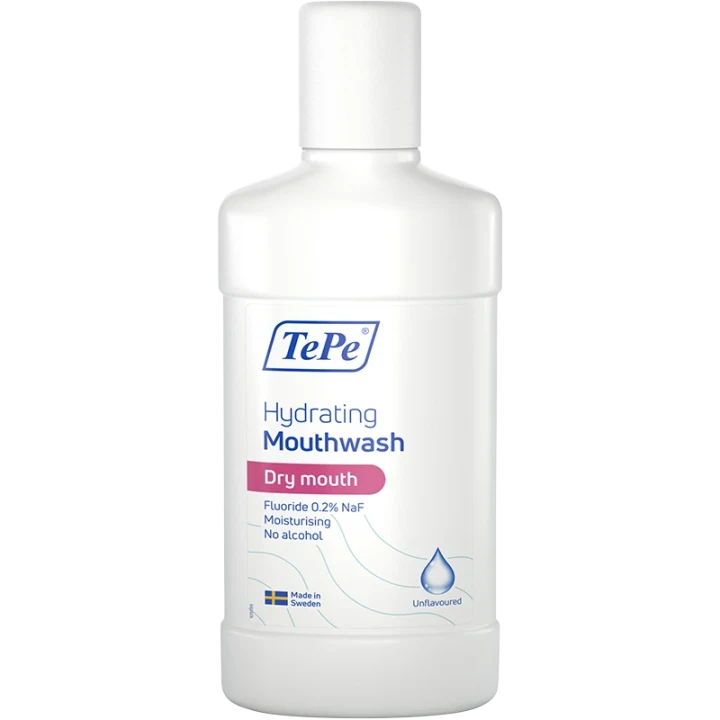 TePe Hydrating Mouth Wash Dry Mouth Unflavoured 500 ml TePe