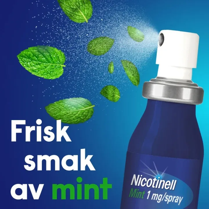 Nicotinell Mint Munhålespray, lösning 1mg/spray Spraybehållare, 150sprayningar Nicotinell