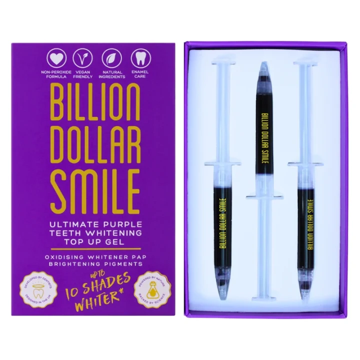 Billion Dollar Smile Ultimate Purple Top Up Gel Purple PAP 3x3 ml Billion dollar smile