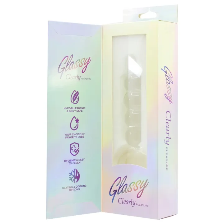 Glassy Clear Bubble Plug 20 cm Glassyclear