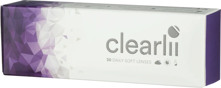 Clearlii Daily Soft Lenses endagslins 30-pack +3.00 Clearlii