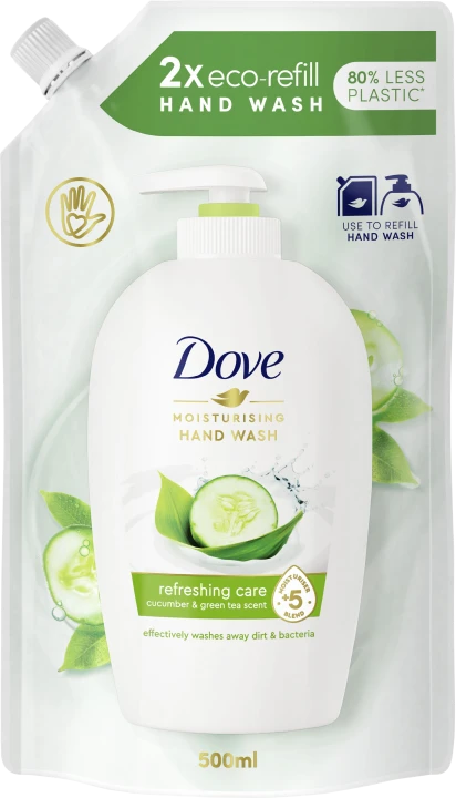 Dove Handtvål Refill Go Fresh Cucumber & Green Tea 500 ml Dove