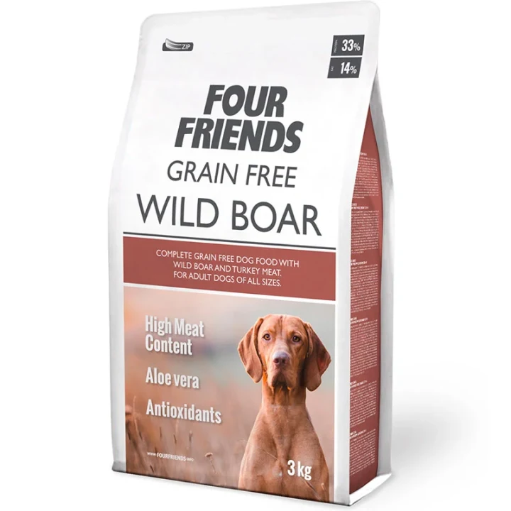 FourFriends Dog Grain Free Wild Boar 3 kg fourfriends
