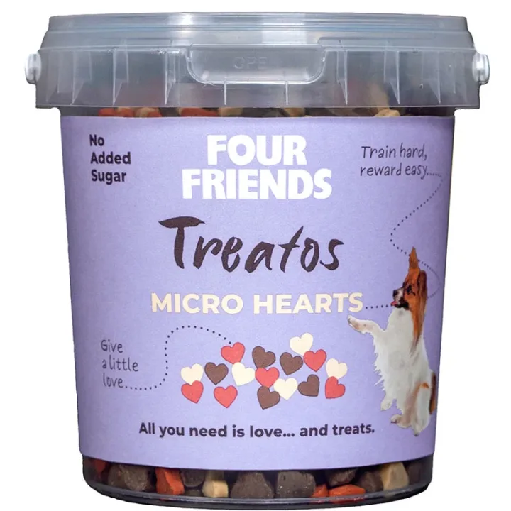 FourFriends Dog Treatos Micro Hearts 500 g fourfriends