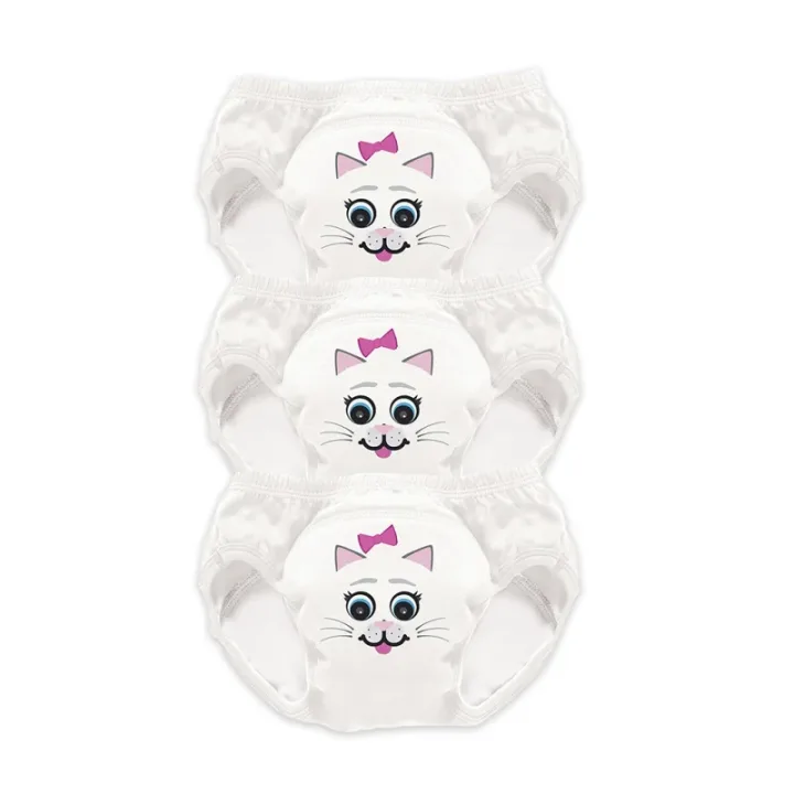My Carry Potty Potträningsbyxa Katt 3-pack 2-3 år Mycarrypotty