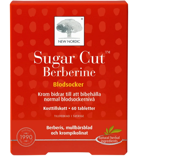 New Nordic Sugar Cut Berberine 60 st New Nordic